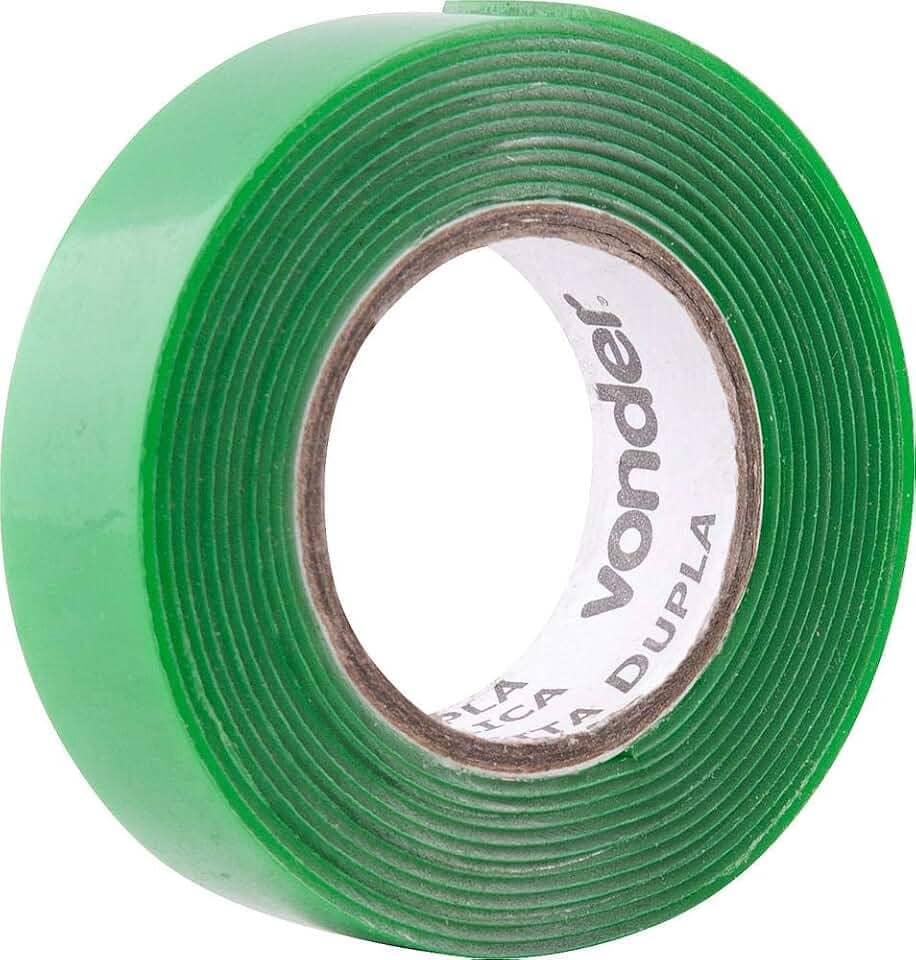 Fita Dupla Face Acrílica, 19 Mm X 2 M, Vonder.