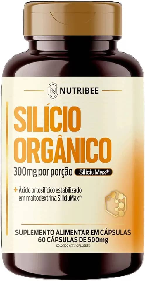Silício Orgânico 500mg 60 Cápsulas - Original