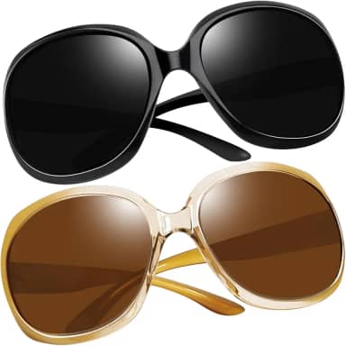 Óculos de Sol Feminino Polarizados Joopin Armação Grande óculos Escuros para Mulheres Vintage Senhoras Tons