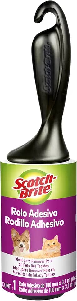 Scotch-Brite, 3M, Rolo Adesivo Pet Tira Pelos, 1 unidade