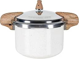 Brinox - Panela de Pressão Antiaderente com Fundo de Indução 5,4L - Vanilla