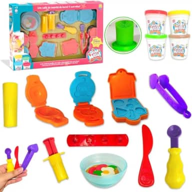 Kit Café da Manhã Massa Modelar Diver Massa - Divertoys