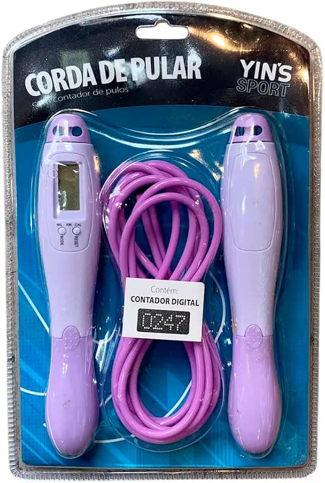 Corda Pular Conta Giro Digital Contador Resistente Rolamento