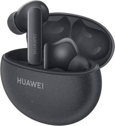 Fone de ouvido sem fio bluetooth TWS, FreeBuds HUAWEI 5i, branco, até 28 horas de reprodução, cancelamento de ruído ativo de 42dB