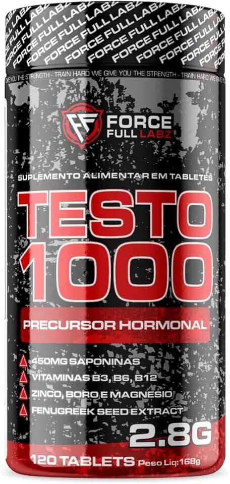 Testo 1000 Vitamina B12 Saponinas 120 Tablets Force Full Labz