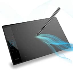 Tablet de desenho gráfico, bloco de desenho digital VEIKK A30, 25 x 15 cm, com 4 teclas de toque e um touch pad, suporte para Mac, Wins, Linux e sistema operacional Android