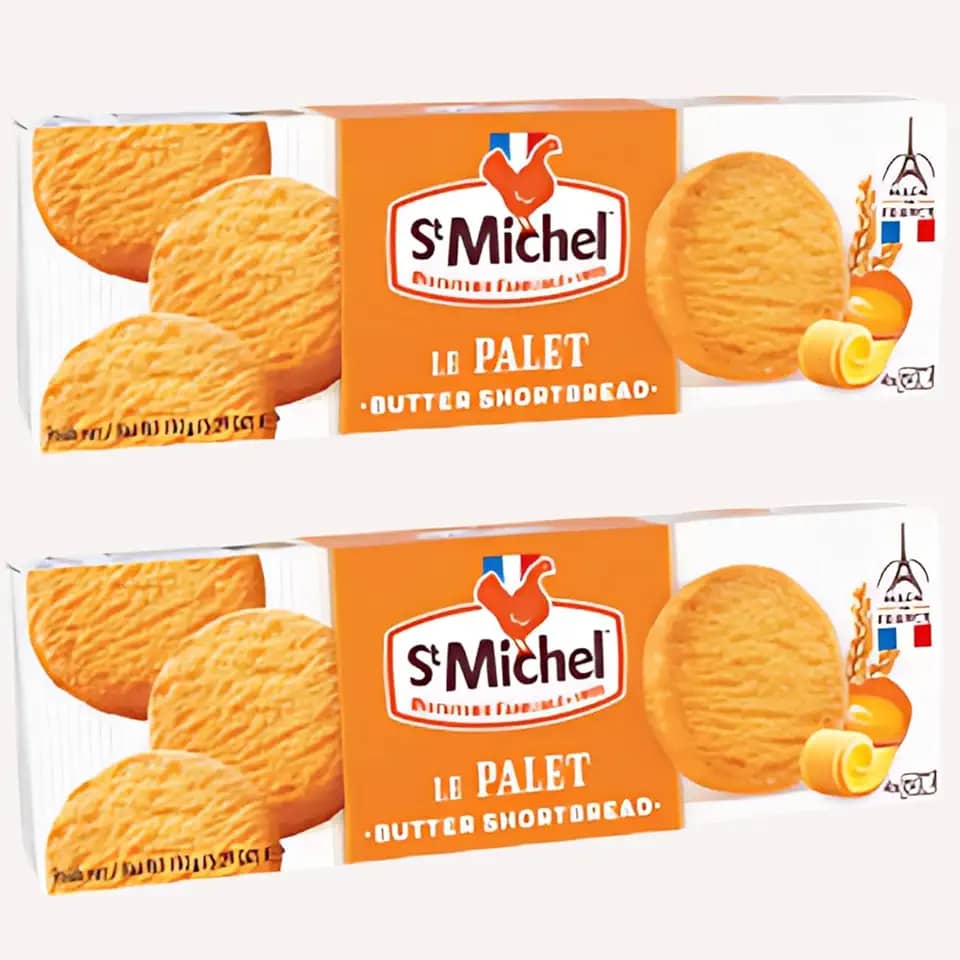 Biscoito Amanteigado Francês Butter Shortbread Biscuits Cookies 100% Manteiga 2 Unidades - Biscuits au Beurre 150g Cada