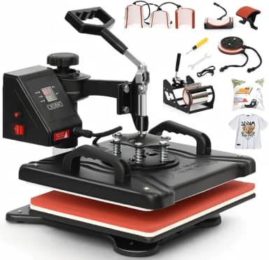 220V, Prensa Termica Sublimação 8 EM 1, Prensa Térmica Sublimação Máquinas de Prensa Térmica Transferência de Calor Por, Maquina de Estampar Camisetas, Prensa Termica para Camisetas Caneca Chapéu Placa