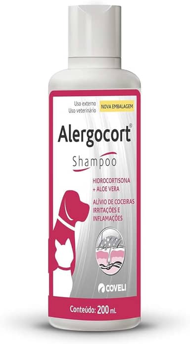 Coveli Alergocort Shampoo Para Cães