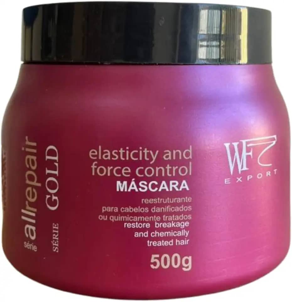 Creme Máscara Hidratação para Cabelos Com Química, Progressiva e Alisamento All Repair WF 500g