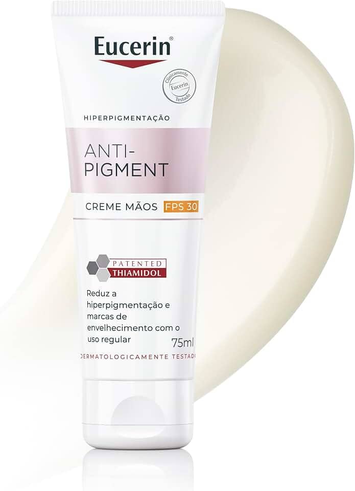 EUCERIN Creme de Mãos Clareador de Manchas 75ml, Anti-Pigment, Antimanchas, Thiamidol