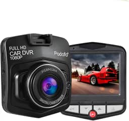 Mini Câmera Veicular Full HD com Gravador de Vídeo e Monitor de Segurança para Carro