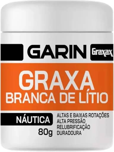 Graxa Branca De Lítio Lubrificante Automotivo Náutico Resistente A Água