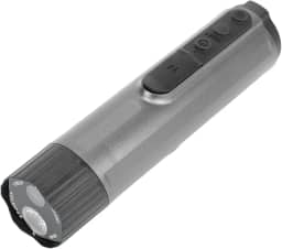 VBESTLIFE Câmera de Capacete de Motocicleta 4K Wi -Fi Com Farol de LED, Câmera de Ação Esportiva à Prova de água de água IP68, 140 ° de Largura e Bateria de 10h para Passeios Noturnos (Cinza escuro)