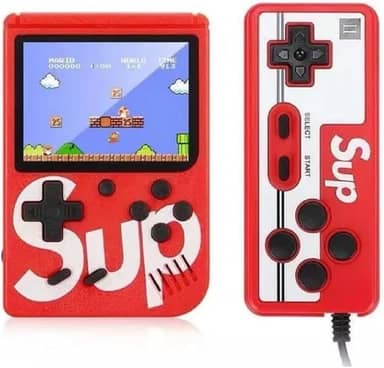 Console Portátil Retrô Sup – 400 Jogos Clássicos Anos 80 e 90 + Controle 2 Jogadores Box Game - TYDA