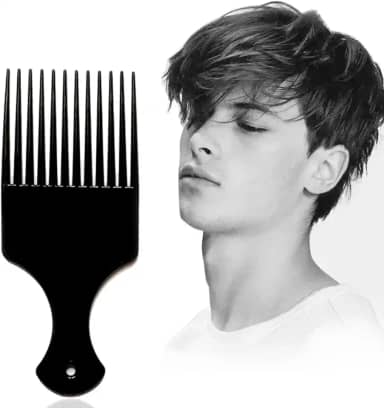 3 peças de pente de cabelo masculino retrô, pente penteado, adequado para coloração de cabelo e tratamento com óleo quente.