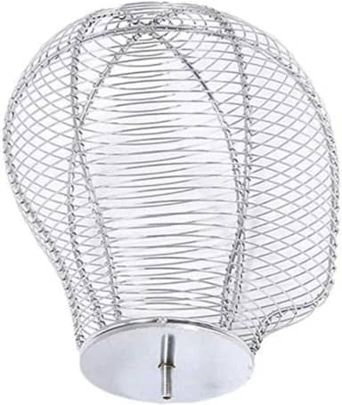 Manequim profissional alfaiates costureiras cabeça falsa loja de roupas modelo fio de aço capa de linho para exibição ou fotografia