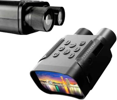 Câmera Binôculo A80 Visão Noturna Zoom Òptico 5x 1080p Hd Até 1km Profissional Investigações a Longa Distancia