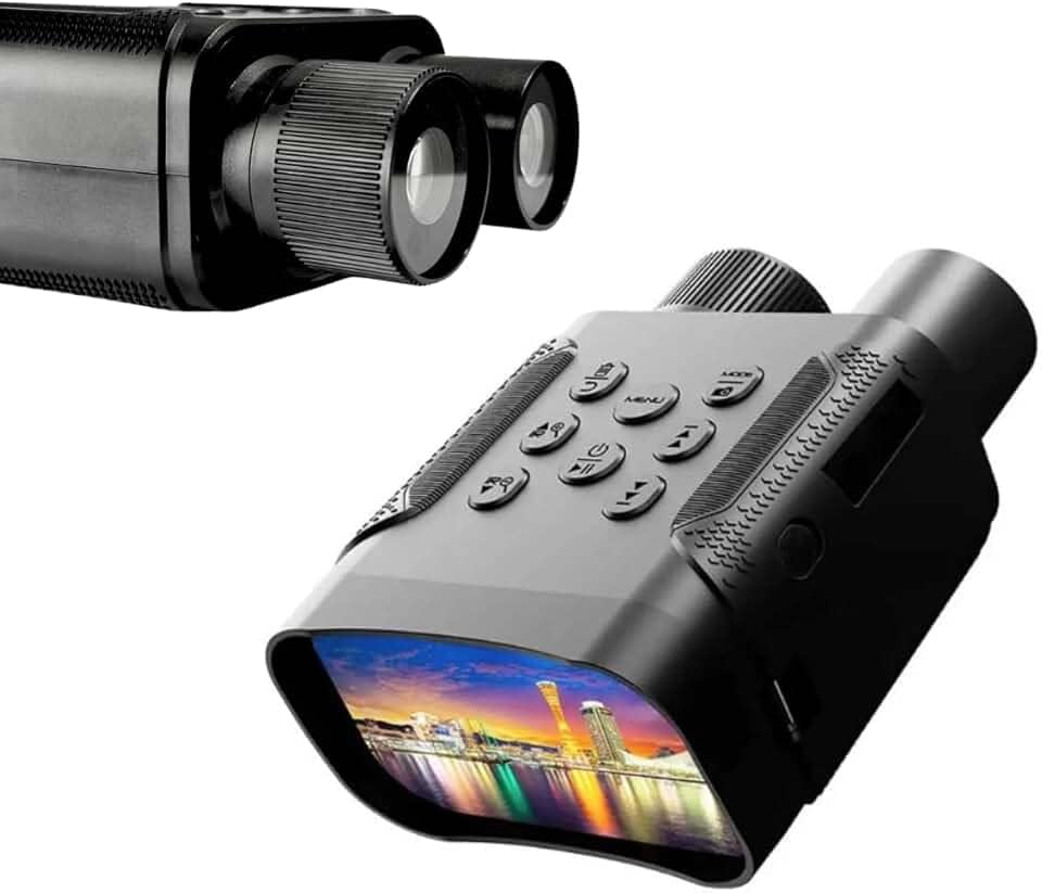 Câmera Binôculo A80 Visão Noturna Zoom Òptico 5x 1080p Hd Até 1km Profissional Investigações a Longa Distancia