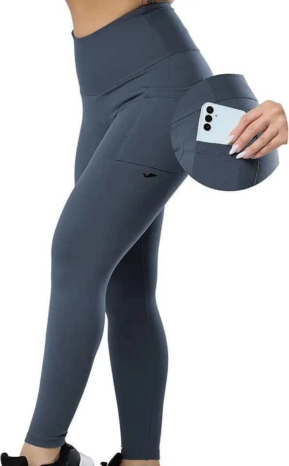 Legging Academia com Bolso Zero Transparência Cós Alto Proteção UV 50+ Poliamida Elite