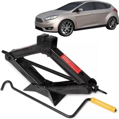 Macaco Mecânico Manual Carro Hb20 Celta Golf Fox Gol Onix Fiesta Uno Palio Punto Mobi Argo Onix Corsa Peugeot Universal 1 Tonelada