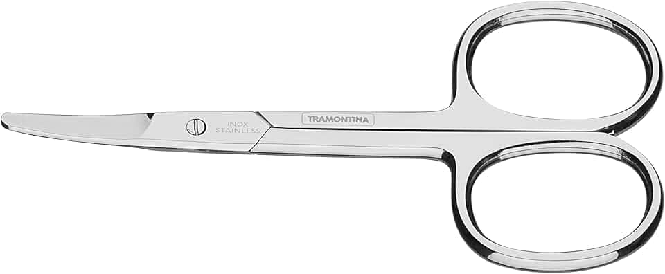 Tesoura de Unha para Bebês e Acabamentos Tramontina em Aço Inox 3,5"