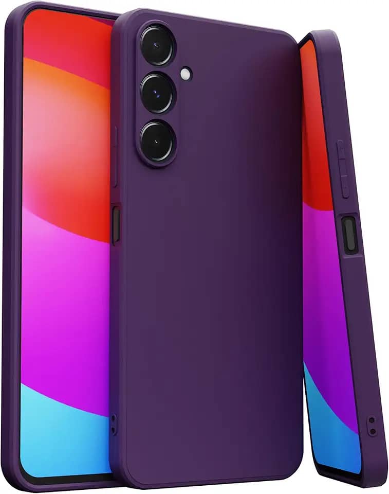 Capa Case Compatível Sannsung Galaxy M55 Silicone Aveludada [ROXO DARK]