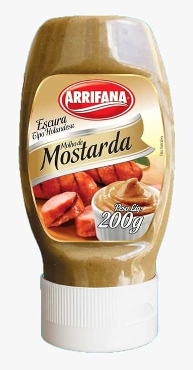 Arrifana Molho De Mostarda Escura 200 G
