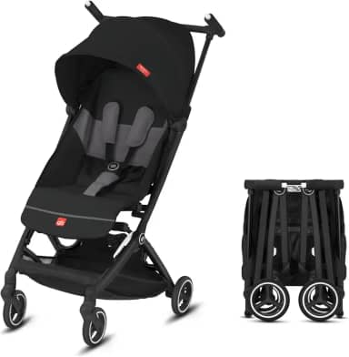 Carrinho para Bebê Pockit+ All-City Velvet Black de 6 meses a 4 anos 15kg
