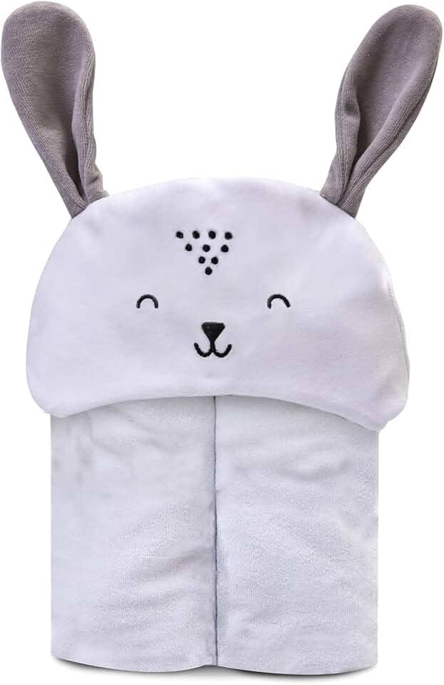 Papi Toalha De Banho Atoalhada Mami Bichuus Forrada C/ Capuz Bordado Para Bebê 90Cm X 80Cm Contém 01 Unidade