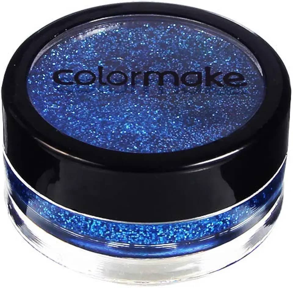 Glitter Cremoso Pote 5G Azul, Colormake