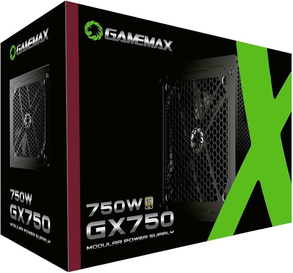 Fonte Modular Gamemax Gx750 750w 80 Plus Gold Preta