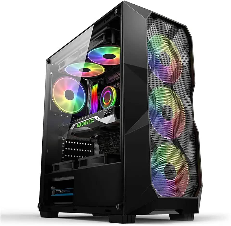 PC Gamer Hertz® Ryzen 5 5600G, Radeon™ Graphics Vega 7, 16GB Ram, SSD 240GB, Gabinete c/ 3x Fans RGB