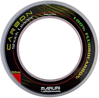 Maruri, Linha Pesca 100% Fluorcarbon Shock Leader Maruri Nakamura - 0.35mm 16.6Lbs 50m