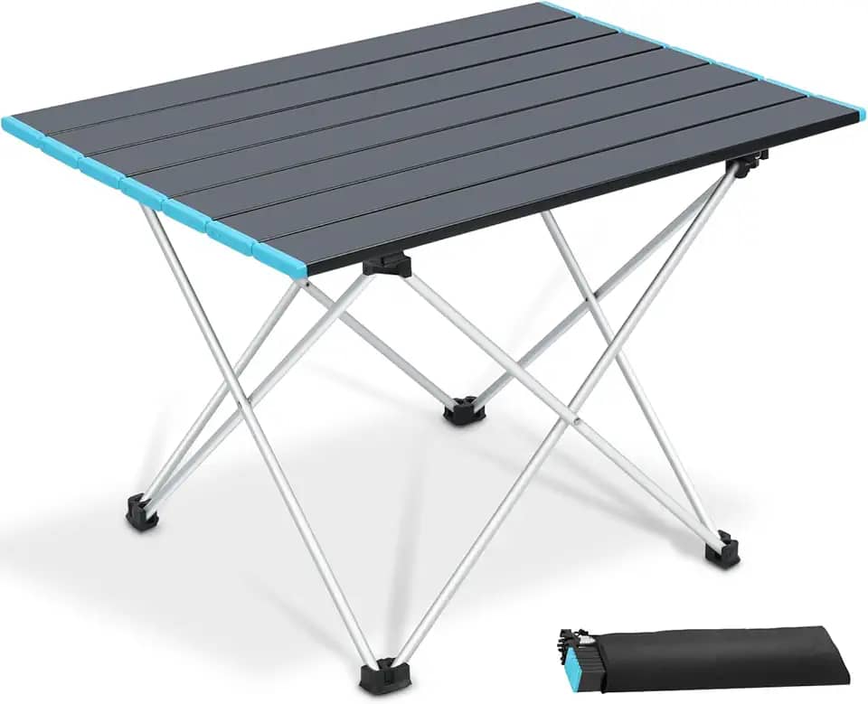 Mesa Dobrável de Alumínio Ultraleve Portátil, Mesa Dobrável Portátil, Mesa Camping, Mesa de Praia Dobravel, Mesa Plastico Desmontavel, Mesa de Praia, Mesa Dobravel Maleta, Mesa de Camping Dobravel