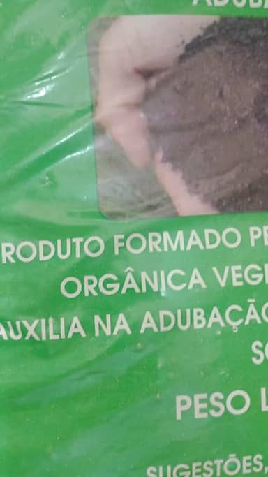 terra vegetal adubada 20kg