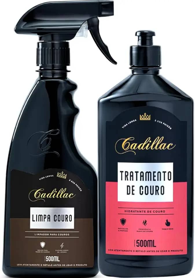 Limpador e Hidratante para Banco de Couro Tratamento Cadillac
