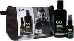 GO. Man Kit Necessaire Shampoo E Óleo Tree Barba E Cabelo Anti Coceira Previne A Caspa Natural Vegano Sem Sulfato Sem Sal Hidratante E Condicionante Com Necessaire Go Man 2 Produtos Em 1