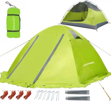 JOYFOX Barraca de Camping 3 Pessoas RAINFLY Alumínio Ultralight Upf 50 Coluna D'água de 3000mm