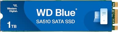 SSD 1TB Western Digital WD Blue SA510, SATA III, M.2 2280, Leitura/Grav. 560/520MB/s - WDS100T3B0B