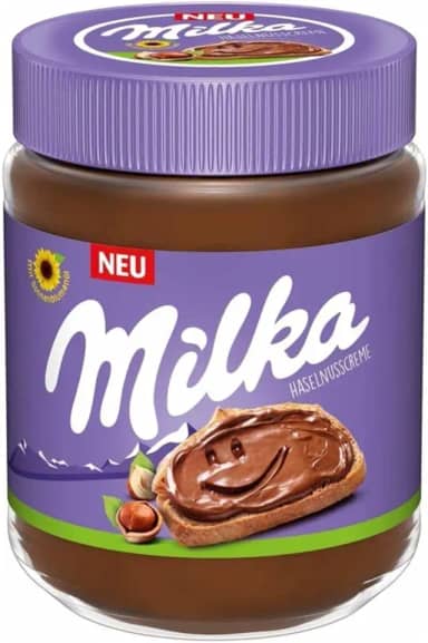 MILKA HAZELNUT CREME 350 GR POTE DE VIDRO - IMPORTADO