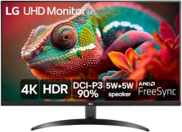 Monitor LG UHD 4K - Tela de 32', 4K, DCI-P3 90%, HDMI, Display Port, HDR10, AMD Free Sync. Dynamic Action Sync, Black Stabilizer, MaxxAudio, UltraHD - 32UR500-B