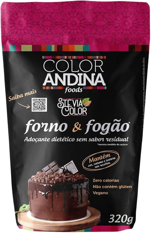 Adoçante Culinário Stevia Color Forno e Fogão 320G