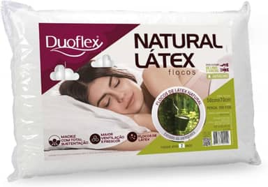 Travesseiros Flocos De Látex Para Fronha 50x70cm - Duoflex