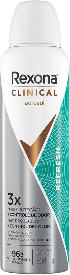 Rexona Clinical Aerossol Refresh 96H 150Ml