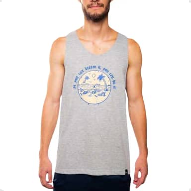 Camiseta Regata Masculina Estampada Praia Piscina Academia MXC BRASIL