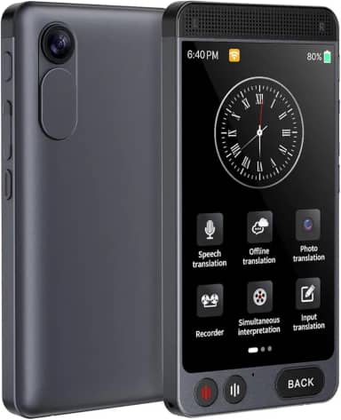 Tradutor de Idiomas em Tempo Real, Tradutor Instantaneo, Dispositivo Tradutor de Idiomas, Tradutor de Mais de 142 Idiomas, Tradutor de Voz Bidirecional Instantâneo com IA