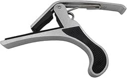 Capotraste Dolphin para Violão e Guitarra 10697 com Haste Longa, Prata