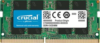 Crucial Memória SODIMM de 260 pinos 16GB DDR4 2666 MT/s (PC4-21300) - CT16G4SFRA266