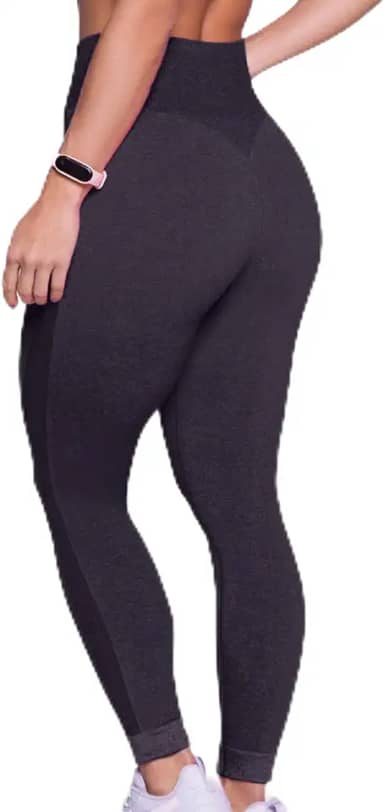 Calça Legging Academia Zero Transparência Poliamida Cós Alto Sem Costura Fitness Feminina Selene Adulto